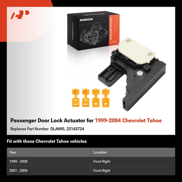 Passenger Door Lock Actuator for 1999-2004 Chevrolet Tahoe