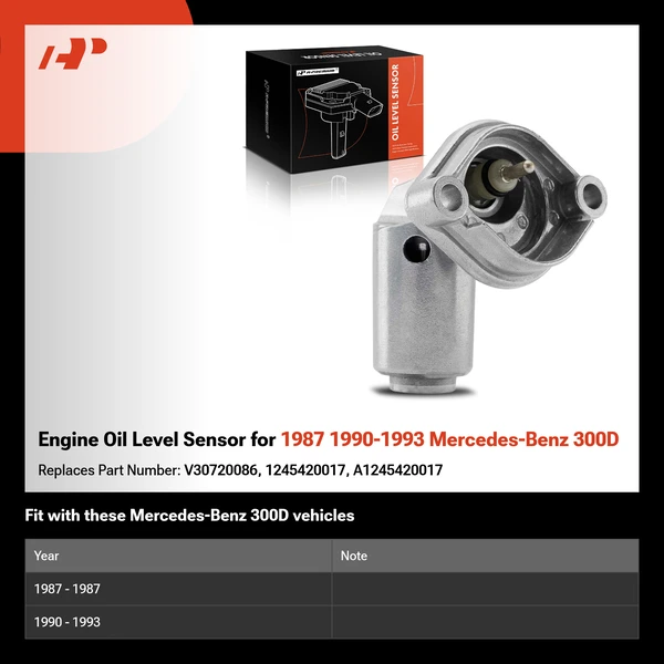 Engine Oil Level Sensor for 1987 1990-1993 Mercedes-Benz 300D