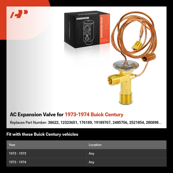AC Expansion Valve for 1973-1974 Buick Century