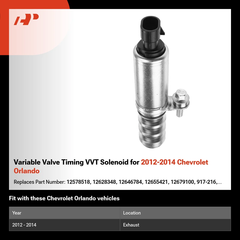 Variable Valve Timing VVT Solenoid for 2012-2014 Chevrolet Orlando