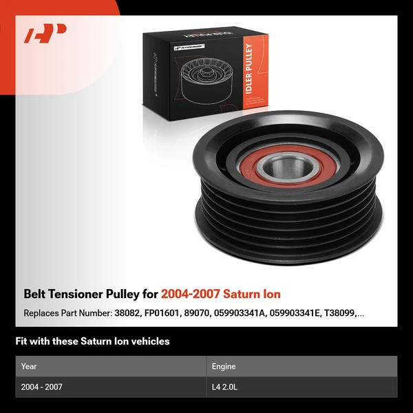 Belt Tensioner Pulley for 2004-2007 Saturn Ion