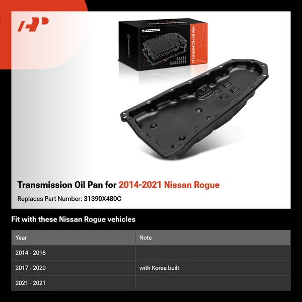 Transmission Oil Pan for 2014-2021 Nissan Rogue