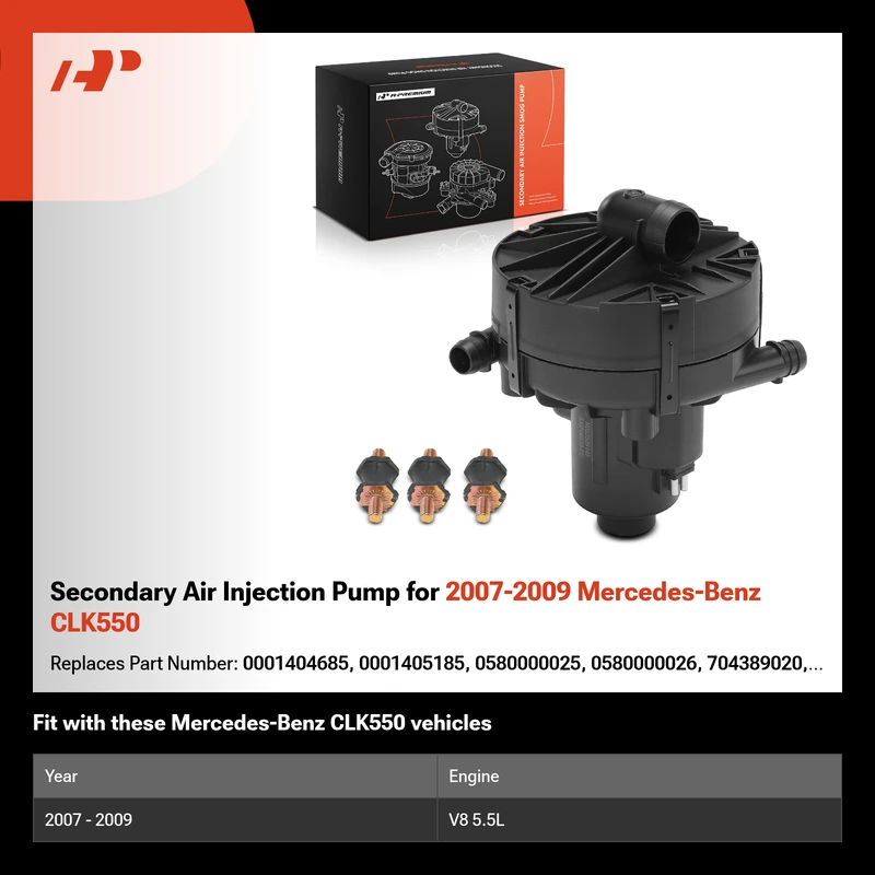 Secondary Air Injection Pump for 2007-2009 Mercedes-Benz CLK550