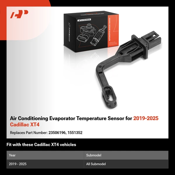 Air Conditioning Evaporator Temperature Sensor for 2019-2025 Cadillac XT4