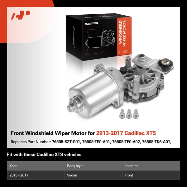 Front Windshield Wiper Motor for 2013-2017 Cadillac XTS