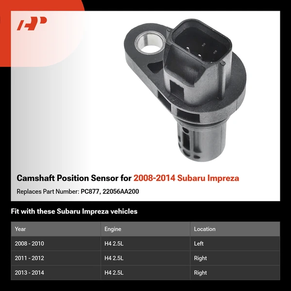 Camshaft Position Sensor for 2008-2014 Subaru Impreza