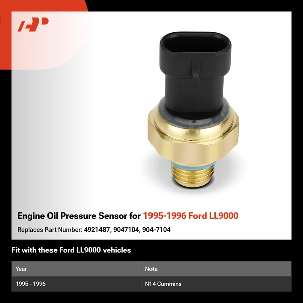 Engine Oil Pressure Sensor for 1995-1996 Ford LL9000
