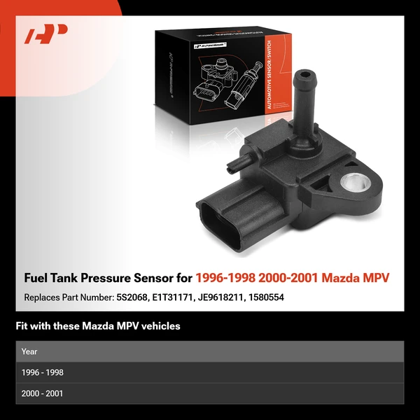 Fuel Tank Pressure Sensor for 1996-1998 2000-2001 Mazda MPV