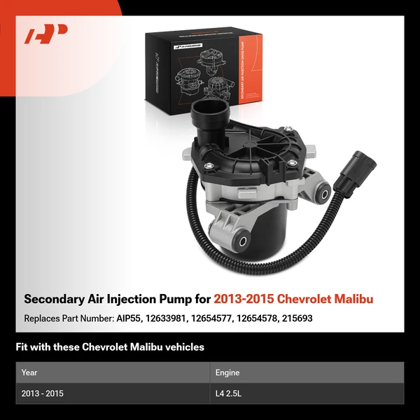 Secondary Air Injection Pump for 2013-2015 Chevrolet Malibu