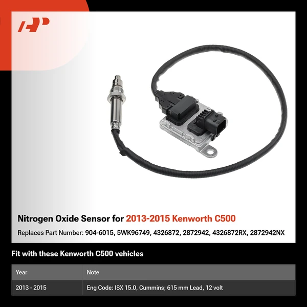 Nitrogen Oxide Sensor for 2013-2015 Kenworth C500