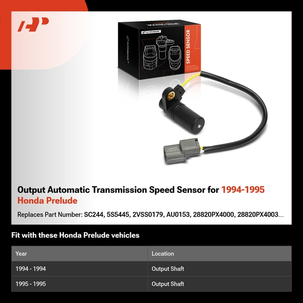 Output Automatic Transmission Speed Sensor for 1994-1995 Honda Prelude