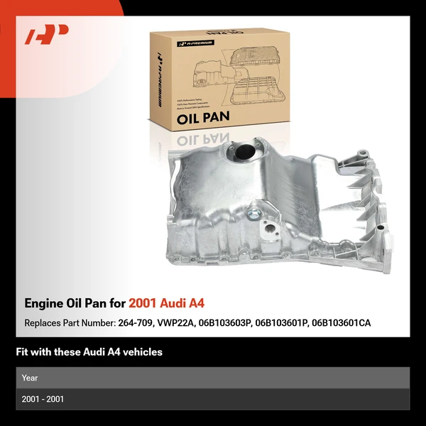 Engine Oil Pan for 2001 Audi A4