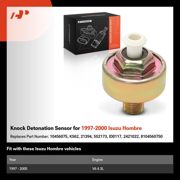 Knock Detonation Sensor for 1997-2000 Isuzu Hombre