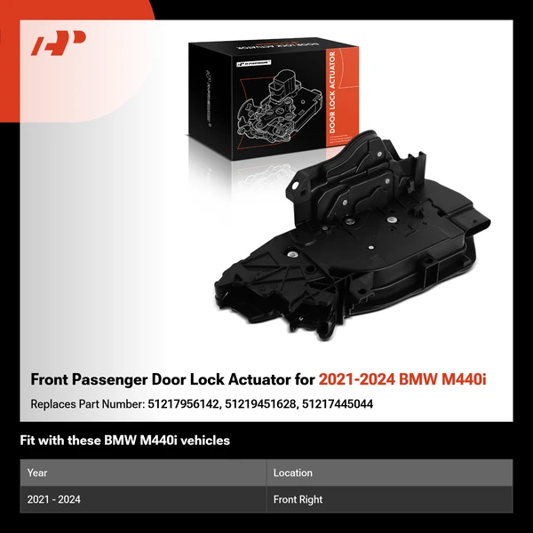 Front Passenger Door Lock Actuator for 2021-2024 BMW M440i