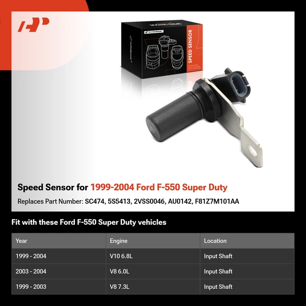 Speed Sensor for 1999-2004 Ford F-550 Super Duty