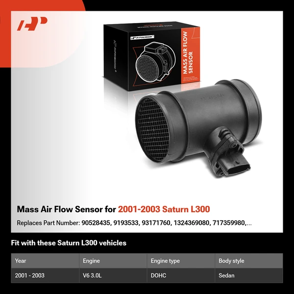 Mass Air Flow Sensor for 2001-2003 Saturn L300