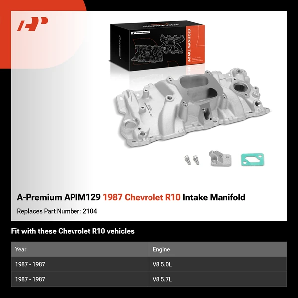 A-Premium APIM129 1987 Chevrolet R10 Intake Manifold