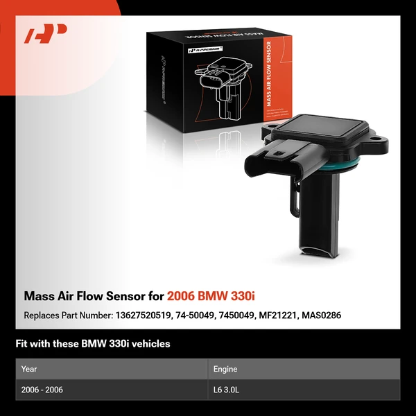 Mass Air Flow Sensor for 2006 BMW 330i