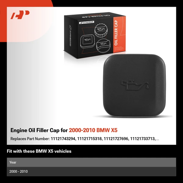 Engine Oil Filler Cap for 2000-2010 BMW X5