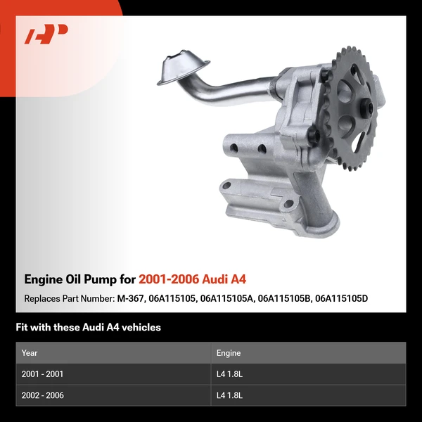 Engine Oil Pump for 2001-2006 Audi A4