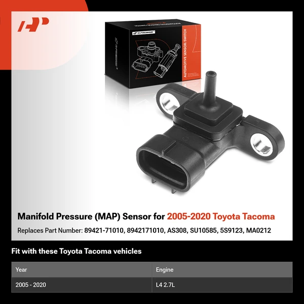 Manifold Pressure (MAP) Sensor for 2005-2020 Toyota Tacoma