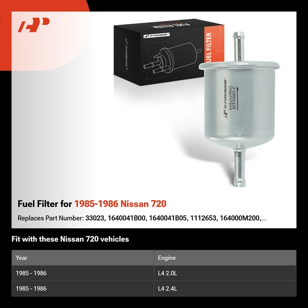 Fuel Filter for 1985-1986 Nissan 720