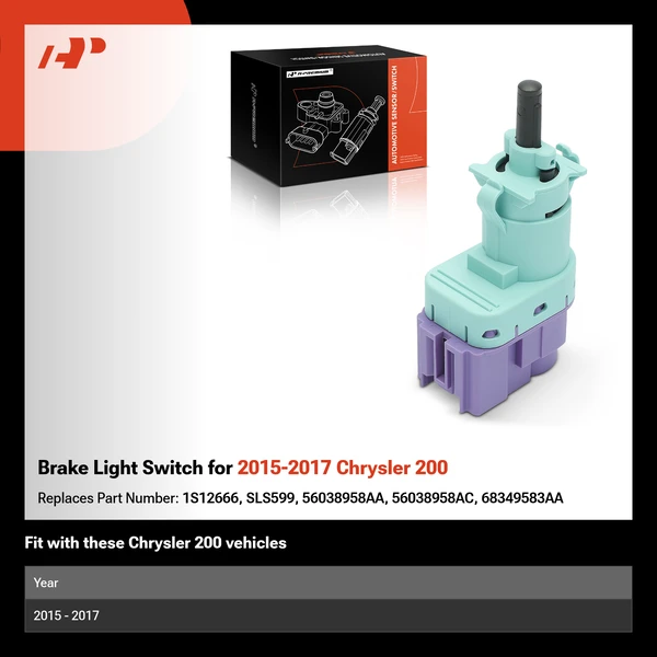 Brake Light Switch for 2015-2017 Chrysler 200