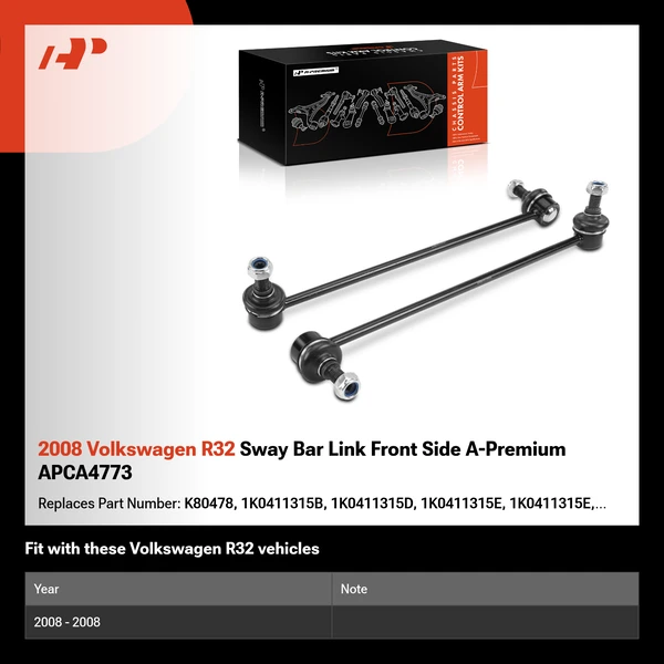 2008 Volkswagen R32 Sway Bar Link Front Side A-Premium APCA4773