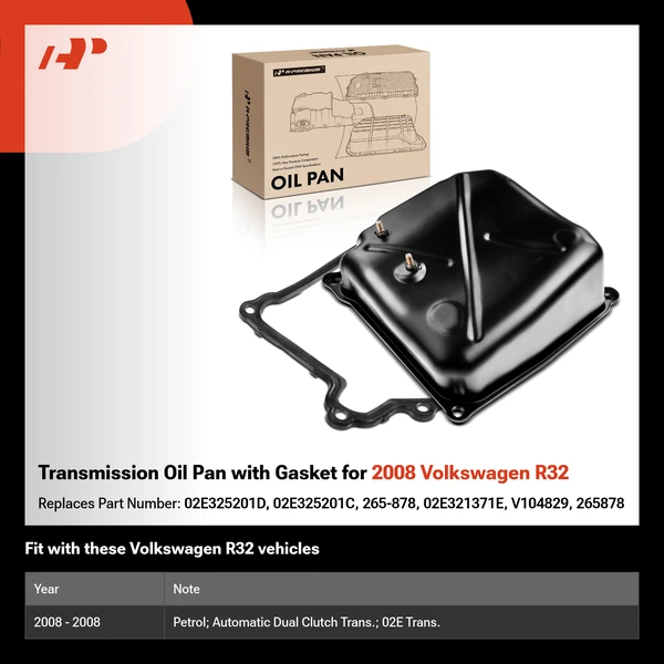Transmission Oil Pan with Gasket for 2008 Volkswagen R32