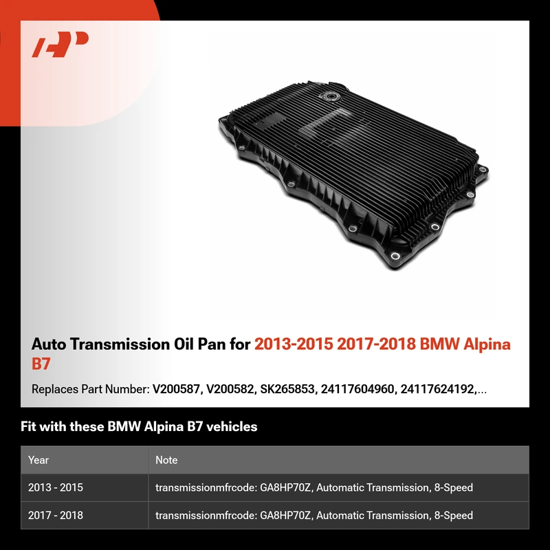 Auto Transmission Oil Pan for 2013-2015 2017-2018 BMW Alpina B7