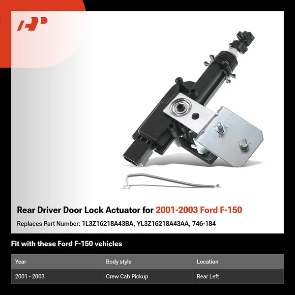 Rear Driver Door Lock Actuator for 2001-2003 Ford F-150