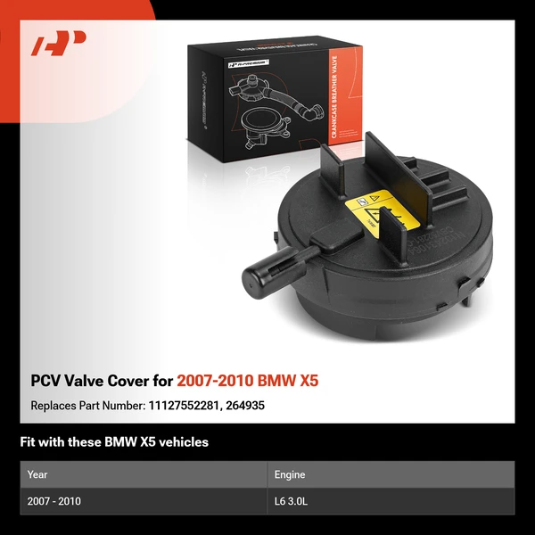 PCV Valve Cover for 2007-2010 BMW X5