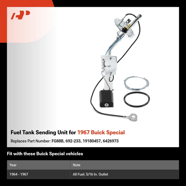 Fuel Tank Sending Unit for 1967 Buick Special