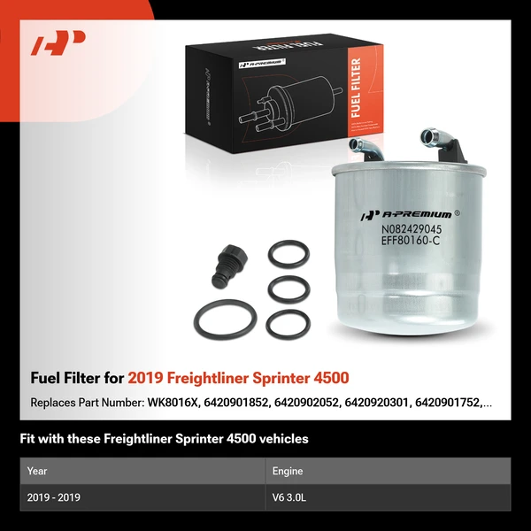 Fuel Filter for 2019 Freightliner Sprinter 4500
