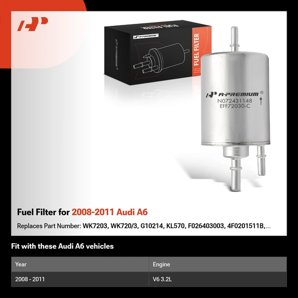 Fuel Filter for 2008-2011 Audi A6