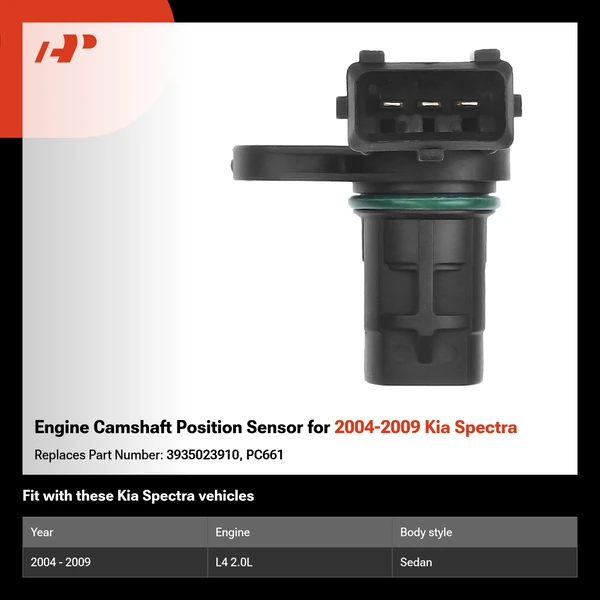 Engine Camshaft Position Sensor for 2004-2009 Kia Spectra