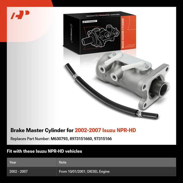 Brake Master Cylinder for 2002-2007 Isuzu NPR-HD