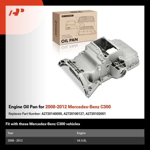 Engine Oil Pan for 2008-2012 Mercedes-Benz C300