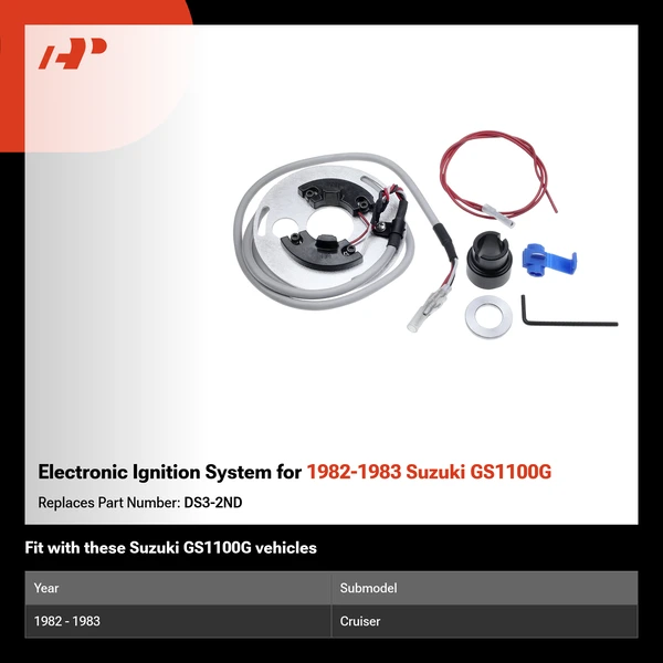 Electronic Ignition System for 1982-1983 Suzuki GS1100G