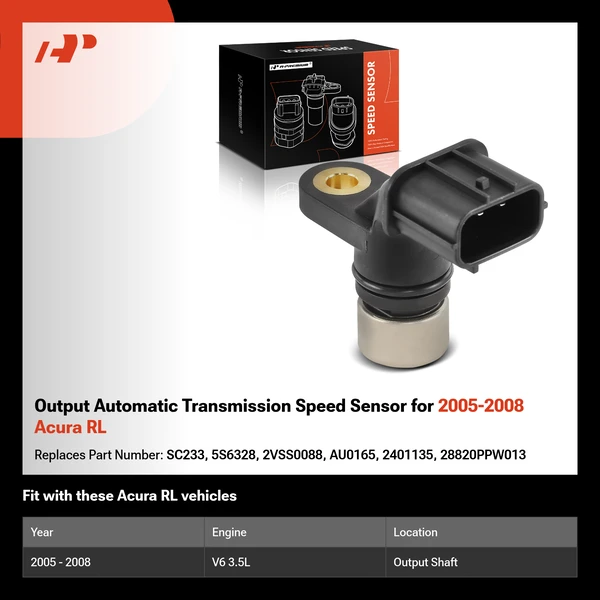 Output Automatic Transmission Speed Sensor for 2005-2008 Acura RL
