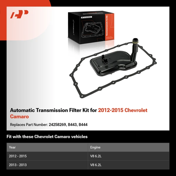 Automatic Transmission Filter Kit for 2012-2015 Chevrolet Camaro