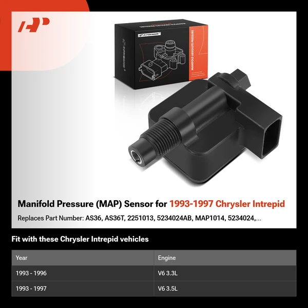 Manifold Pressure (MAP) Sensor for 1993-1997 Chrysler Intrepid