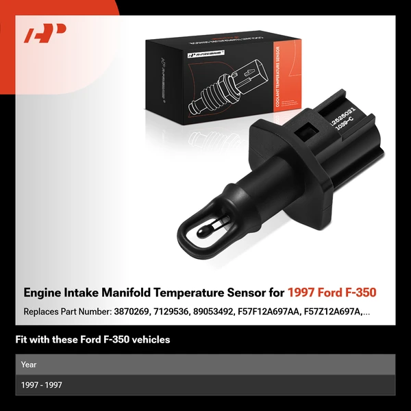 Engine Intake Manifold Temperature Sensor for 1997 Ford F-350