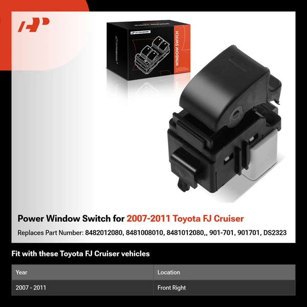 Power Window Switch for 2007-2011 Toyota FJ Cruiser