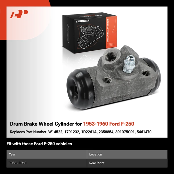 Drum Brake Wheel Cylinder for 1953-1960 Ford F-250