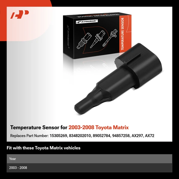 Temperature Sensor for 2003-2008 Toyota Matrix