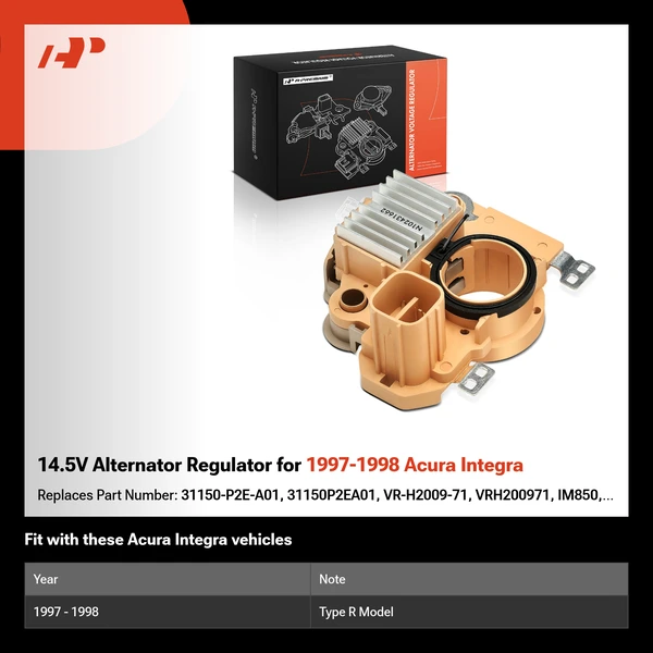 14.5V Alternator Regulator for 1997-1998 Acura Integra