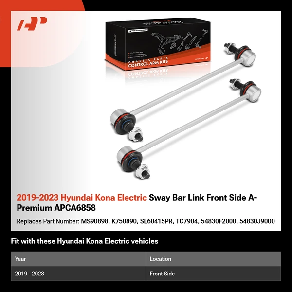 2019-2023 Hyundai Kona Electric Sway Bar Link Front Side A-Premium APCA6858