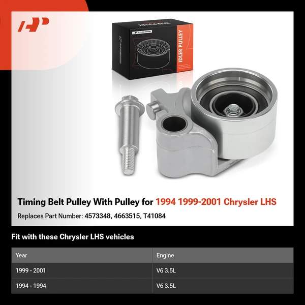 Timing Belt Pulley With Pulley for 1994 1999-2001 Chrysler LHS