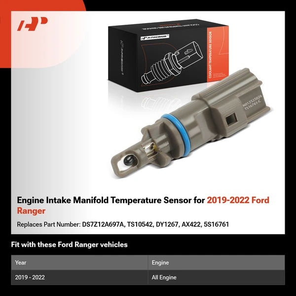 Engine Intake Manifold Temperature Sensor for 2019-2022 Ford Ranger